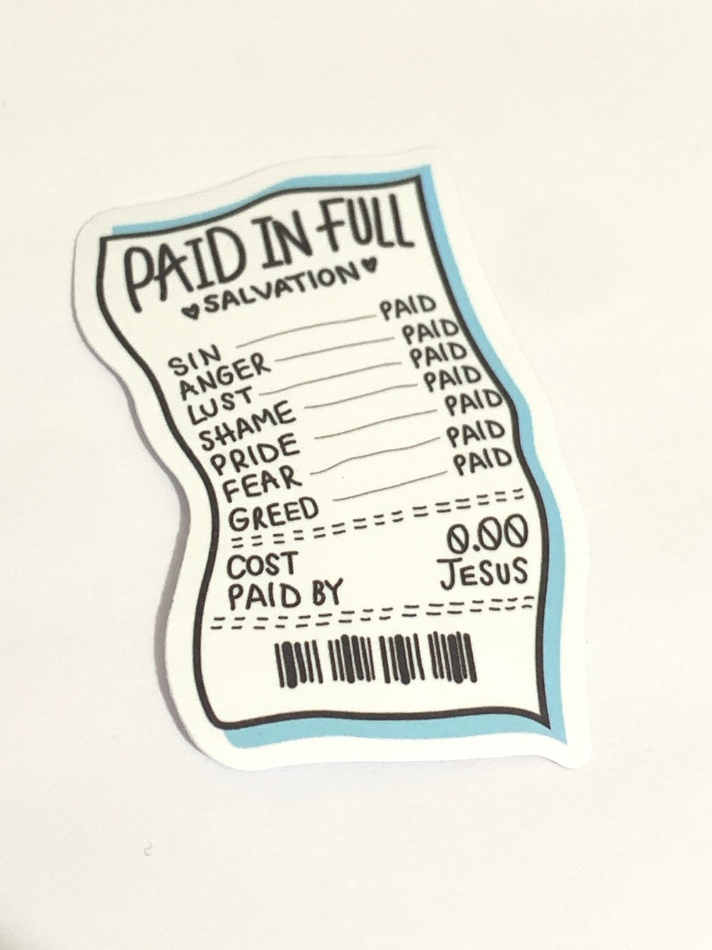 Jesus Vinyl Sticker - Picture 2 of 3